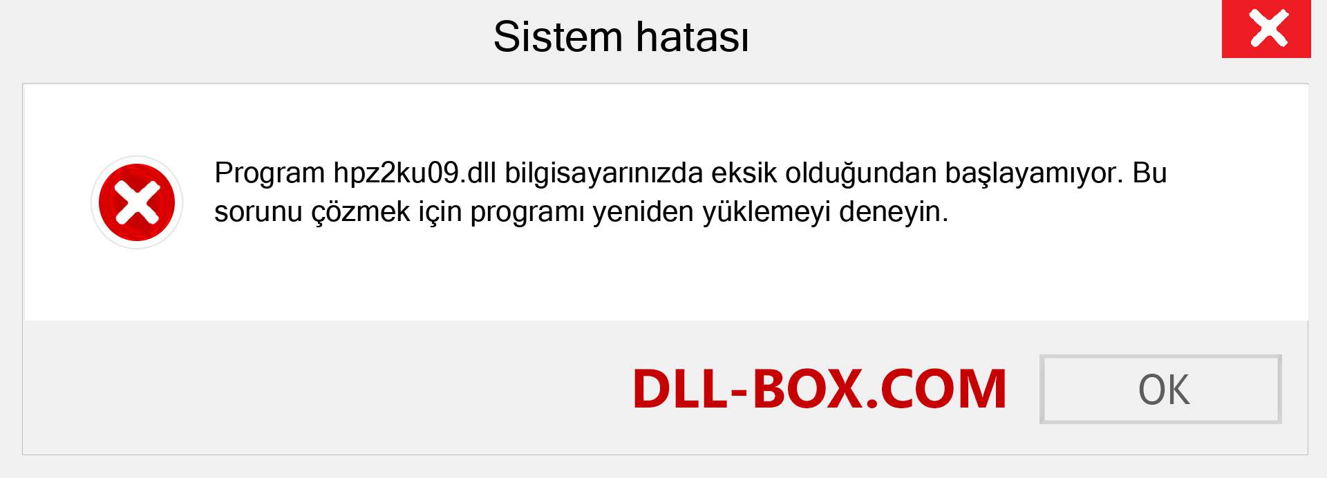 hpz2ku09.dll dosyası eksik mi? Windows 7, 8, 10 için İndirin - Windows'ta hpz2ku09 dll Eksik Hatasını Düzeltin, fotoğraflar, resimler